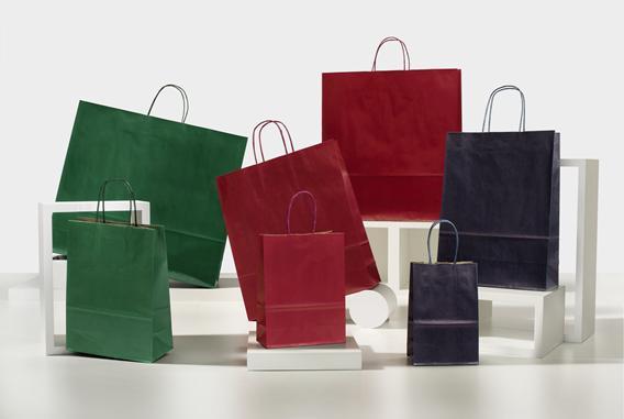 Shopper in carta con maniglia ritorta - Universal Promo