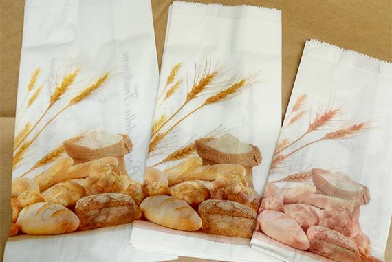 Sacchetti per pane, panini e baguette in carta kraft Avana