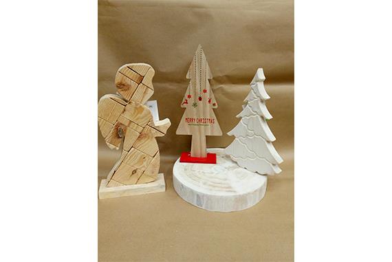 Soggetti natalizi in legno idea regalo o addobbi