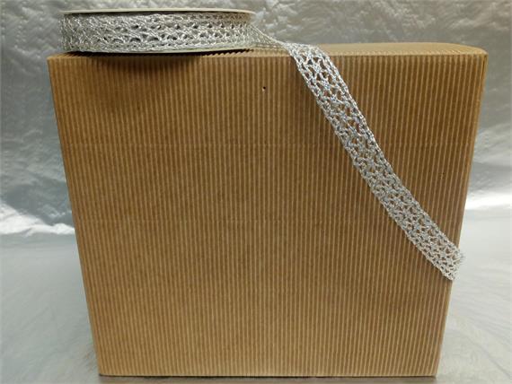 Nastro dulace lamé 15mm x 10m - argento