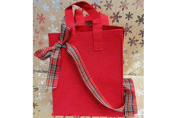 Borsa Felt Bag Colore Rosso