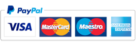 PayPal - Visa - MasterCard - Maestro - American Express